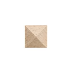 Diamond wood corner block