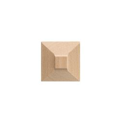 Square wood corner block