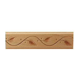 Decorative embossed moulding