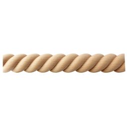 Rope wood moulding