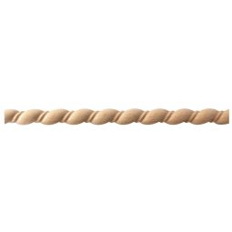 Rope wood moulding