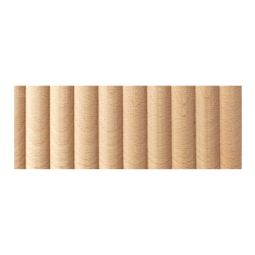 Wave wood moulding