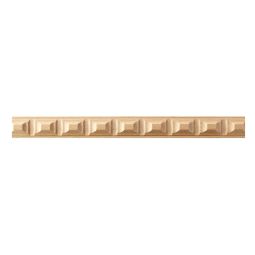 Square block wood moulding