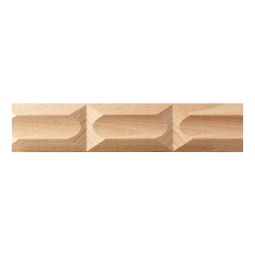 Wave wood moulding