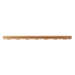 Scalloped wood moulding
