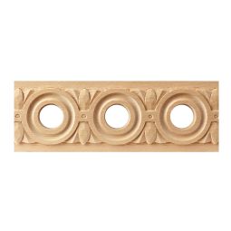 Petal and flower wood moulding