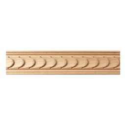 Ripple wood moulding