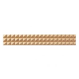 Diamond cross cut wood moulding