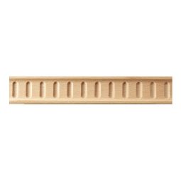 Fluted wood moulding