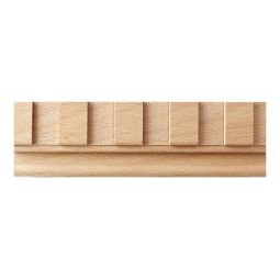 moldura de madera diseño denticulo