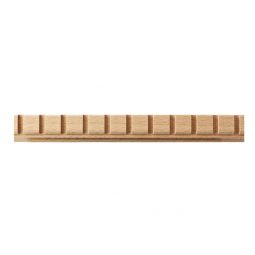 Dentil wood moulding