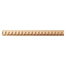 Carved fluted wood moulding