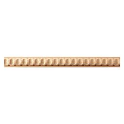 Carved fluted wood moulding