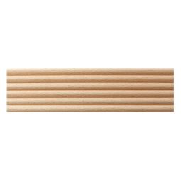 Reed wood moulding