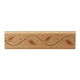 Decorative embossed moulding