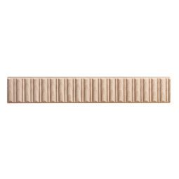 Wave wood moulding