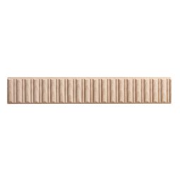 Wave wood moulding