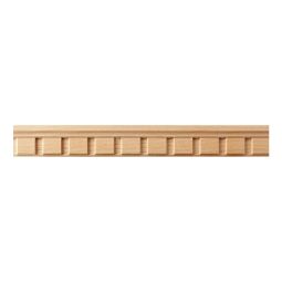 Dentil wood moulding