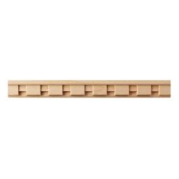 Dentil wood moulding