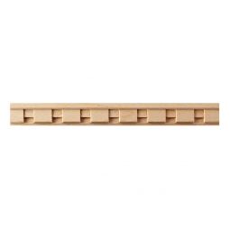 Dentil wood moulding