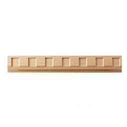 Dentil wood moulding