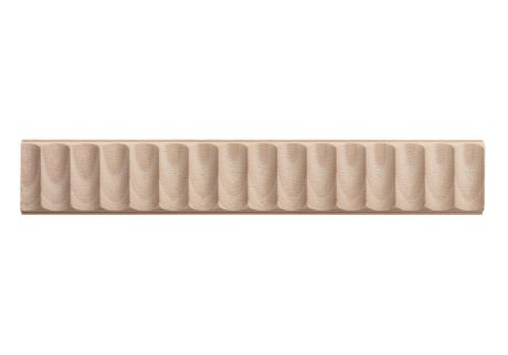 Wave wood moulding