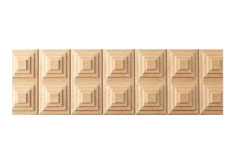 Square block wood moulding