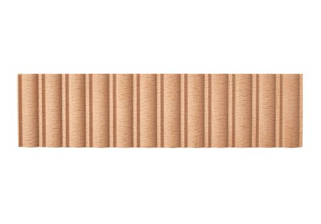 Wave wood moulding