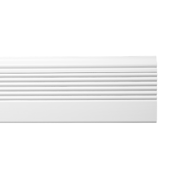 Decorative skirting wood moulding