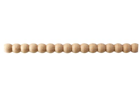 Modanatura in legno decorata a perline