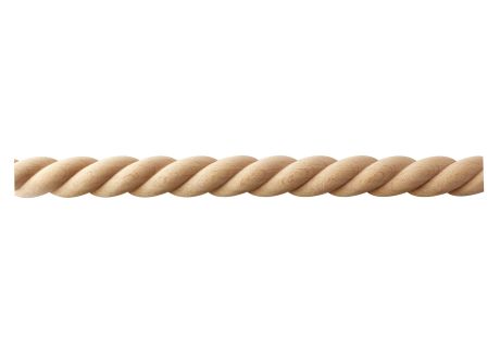 Rope wood moulding