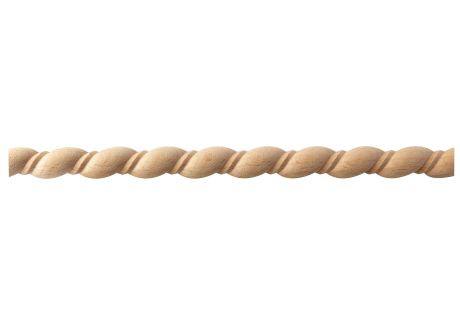 Rope wood moulding