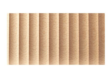 Modanatura in legno decorata a onde continue