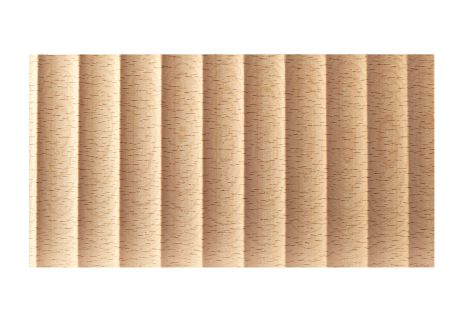 Wave wood moulding