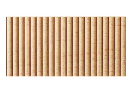 Wave wood moulding