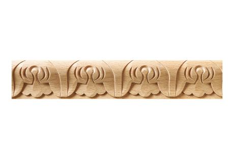 profil décoré en bois