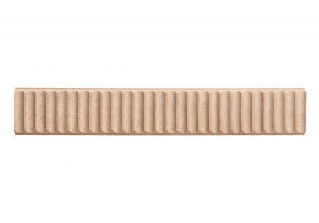Wave wood moulding