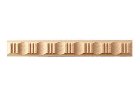 Wave wood moulding