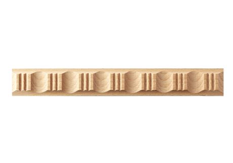 Wave wood moulding