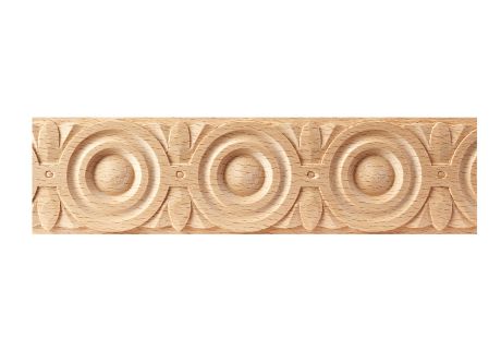 Petal and flower wood moulding