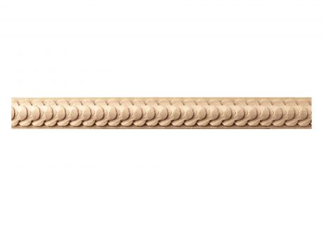 Ripple wood moulding