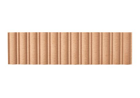 Wave wood moulding