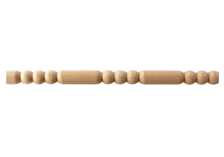 moldura de madera diseño de perlas