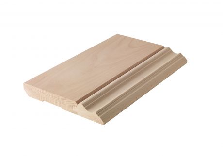 Decorative plynth wood moulding